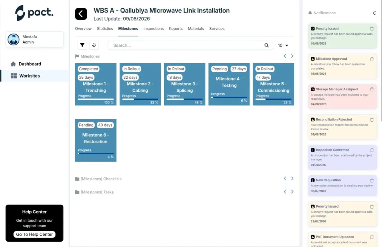 منصة إدارة مشاريع الهندسة screenshot 14