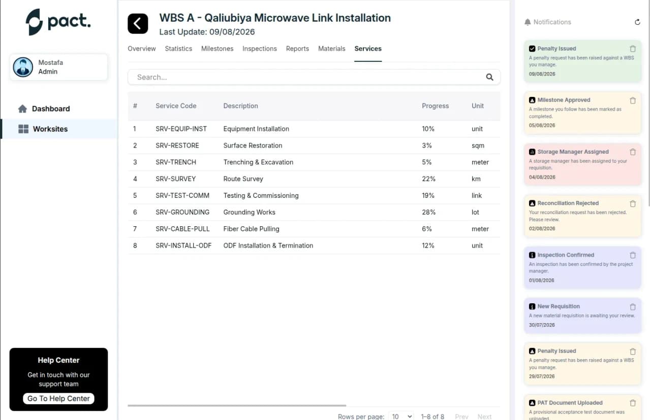 منصة إدارة مشاريع الهندسة screenshot 18