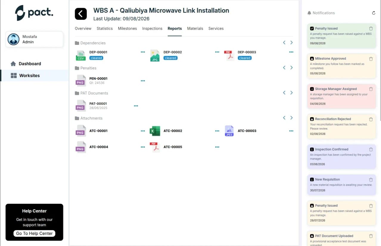 منصة إدارة مشاريع الهندسة screenshot 16