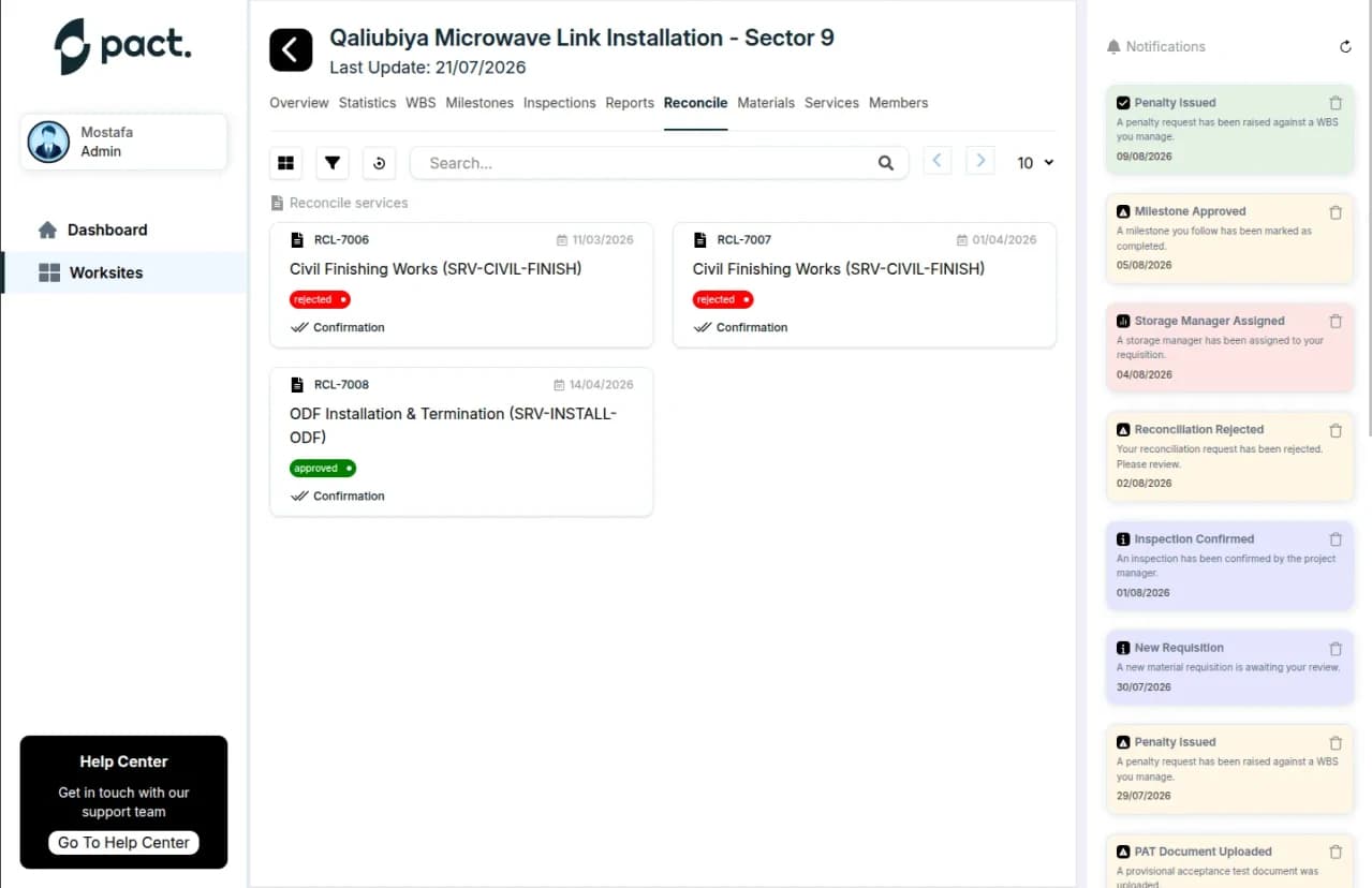 منصة إدارة مشاريع الهندسة screenshot 9