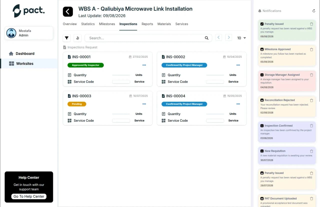 منصة إدارة مشاريع الهندسة screenshot 15