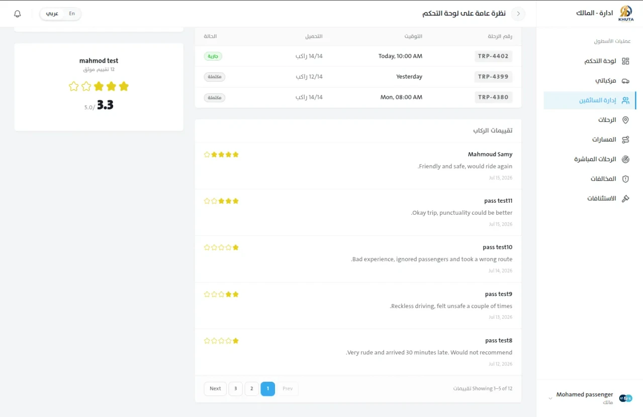 خطي: لوحة تحكم الملّاك screenshot 25